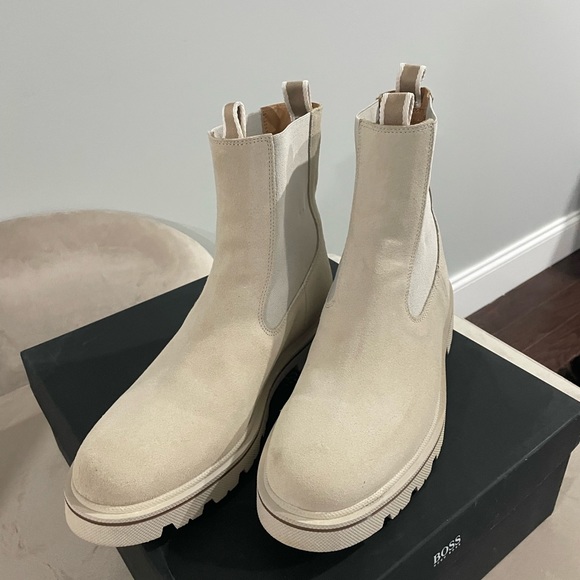 NEW BOSS Hugo Boss;Denory Cheb;Light Beige;size US 11;EU 44 New in original box. main image 5